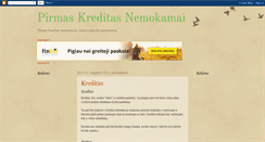Desktop Screenshot of pirmaskreditasnemokamai.blogspot.com