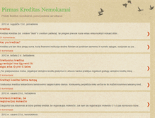 Tablet Screenshot of pirmaskreditasnemokamai.blogspot.com
