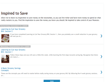 Tablet Screenshot of inspiredtosave.blogspot.com