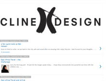 Tablet Screenshot of cline-design.blogspot.com