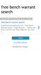 Mobile Screenshot of freebenchwarrantsearch.blogspot.com