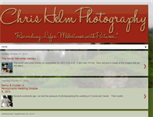 Tablet Screenshot of chrishelmphotography.blogspot.com