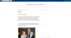 Desktop Screenshot of hamiltondebate.blogspot.com