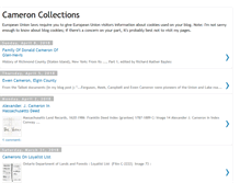 Tablet Screenshot of cameroncollections.blogspot.com