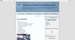 Desktop Screenshot of intern-volunteeraustralia.blogspot.com