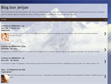 Tablet Screenshot of blogbonjenjan.blogspot.com