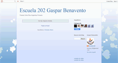 Desktop Screenshot of escuela202parana.blogspot.com