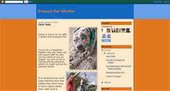 Desktop Screenshot of peanutpetshelterhumanesociety.blogspot.com