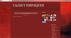 Desktop Screenshot of cajasyempaques.blogspot.com