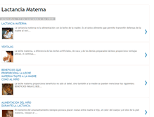 Tablet Screenshot of lactanciamaterna1.blogspot.com