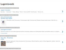 Tablet Screenshot of lugemisveeb.blogspot.com