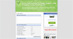 Desktop Screenshot of codeformatter.blogspot.com