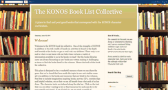 Desktop Screenshot of konosbooklists.blogspot.com