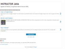 Tablet Screenshot of instructorjana.blogspot.com