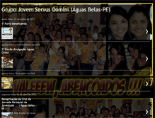 Tablet Screenshot of grupojovemservusdomini.blogspot.com