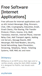Mobile Screenshot of free-internetsoftware.blogspot.com