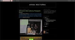 Desktop Screenshot of anima-nocturna.blogspot.com