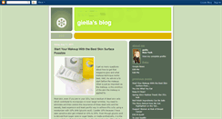 Desktop Screenshot of giellacustomblendcosmetics.blogspot.com