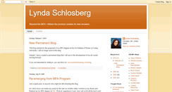 Desktop Screenshot of lyndaschlosberg.blogspot.com