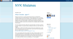 Desktop Screenshot of nykmistakes.blogspot.com