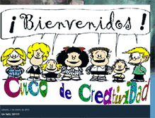 Tablet Screenshot of circodecreatividad.blogspot.com