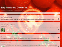 Tablet Screenshot of busyhandsnfingers.blogspot.com