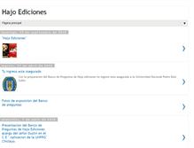 Tablet Screenshot of hajoedicionesblogspot.blogspot.com