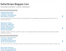 Tablet Screenshot of daftarskripsi.blogspot.com