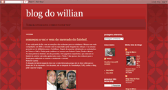 Desktop Screenshot of blogdowilliannoticias.blogspot.com