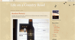 Desktop Screenshot of lifeonacountryroad.blogspot.com