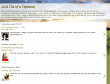 Tablet Screenshot of justdavesopinion.blogspot.com
