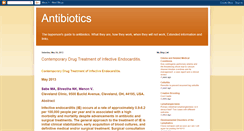 Desktop Screenshot of antibioticinformation.blogspot.com