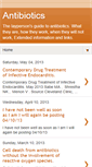 Mobile Screenshot of antibioticinformation.blogspot.com
