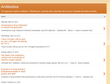 Tablet Screenshot of antibioticinformation.blogspot.com