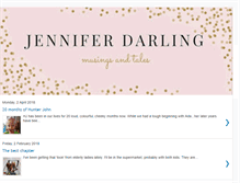 Tablet Screenshot of jenndarlingblog.blogspot.com