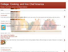 Tablet Screenshot of collegecookingandironchefamerica.blogspot.com