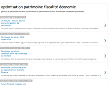 Tablet Screenshot of economiepatrimoine.blogspot.com