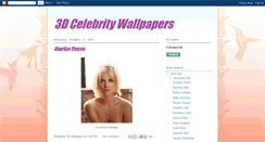 Desktop Screenshot of 3d-celebrity-wallpapers.blogspot.com