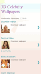 Mobile Screenshot of 3d-celebrity-wallpapers.blogspot.com