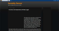 Desktop Screenshot of humiditysensor.blogspot.com