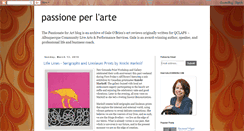 Desktop Screenshot of passionateforart.blogspot.com