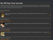 Tablet Screenshot of 365foodjournals.blogspot.com