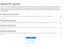 Tablet Screenshot of africanict.blogspot.com