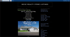 Desktop Screenshot of boiserealtystorelistings.blogspot.com