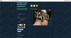 Desktop Screenshot of animalesraros-xavi.blogspot.com