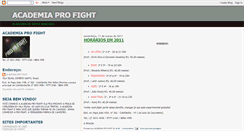 Desktop Screenshot of academiaprofight.blogspot.com