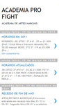 Mobile Screenshot of academiaprofight.blogspot.com