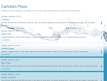 Tablet Screenshot of carlottasplace.blogspot.com