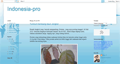 Desktop Screenshot of indo-pro.blogspot.com