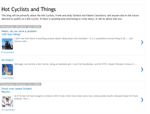 Tablet Screenshot of hotcyclists.blogspot.com